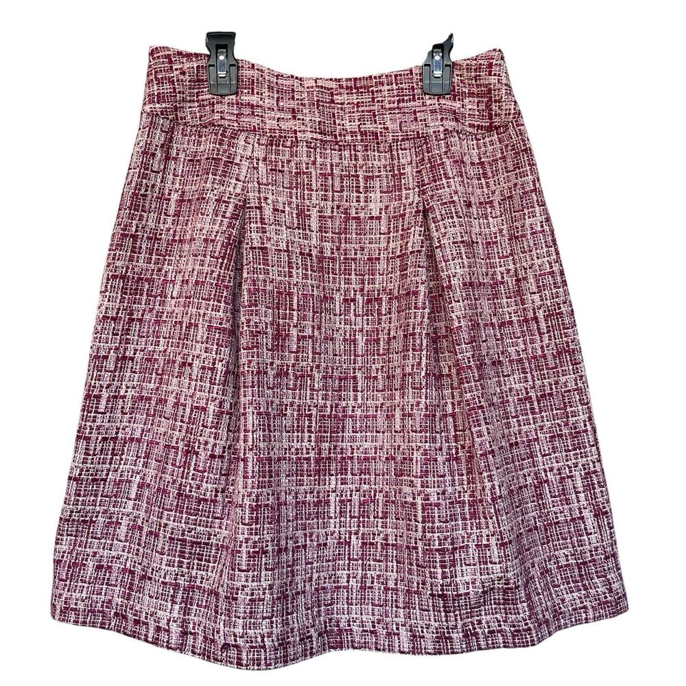 Ann Taylor Factory Womens Tweed Skirt Size‎ 2 Lined Mini Office Casual